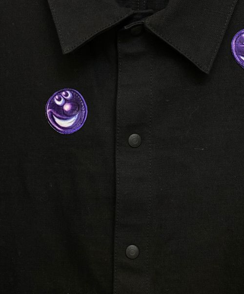 Dior（ディオール）Dior (ディオール) KENNYSCHARF ×KENNYSCHARF(ケニー・シャーフ) デニムジャケット ブラック サイズ:52の古着・服飾アイテム