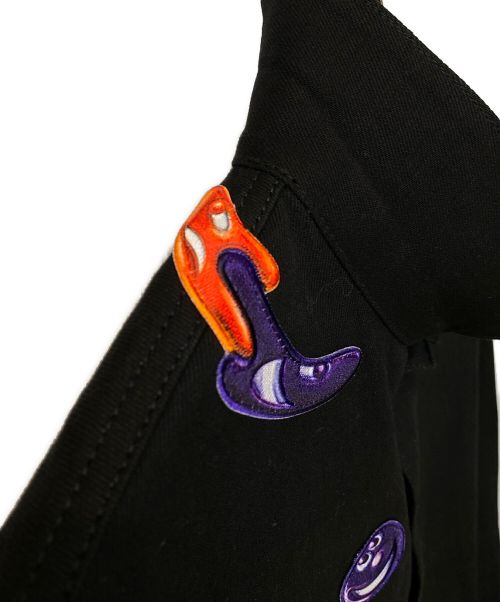 Dior（ディオール）Dior (ディオール) KENNYSCHARF ×KENNYSCHARF(ケニー・シャーフ) デニムジャケット ブラック サイズ:52の古着・服飾アイテム