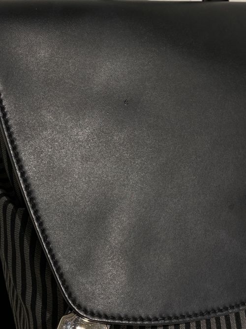 FENDI（フェンディ）FENDI (フェンディ) Logo Design Backpack (ロゴデザインバックパック) グレー×ブラック サイズ:-の古着・服飾アイテム