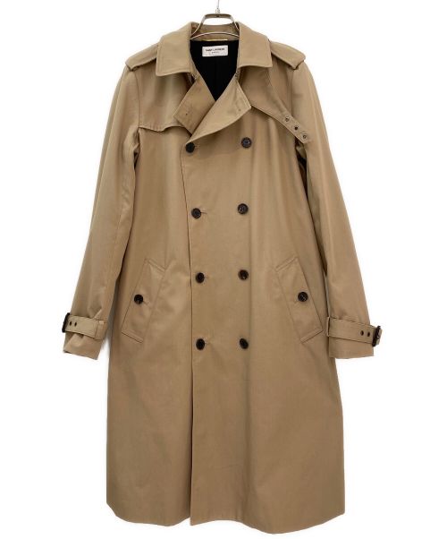 Saint Laurent Paris（サンローランパリ）Saint Laurent Paris (サンローランパリ) トレンチコート ベージュ サイズ:40の古着・服飾アイテム