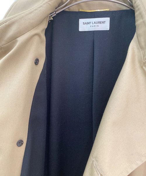 Saint Laurent Paris（サンローランパリ）Saint Laurent Paris (サンローランパリ) トレンチコート ベージュ サイズ:40の古着・服飾アイテム