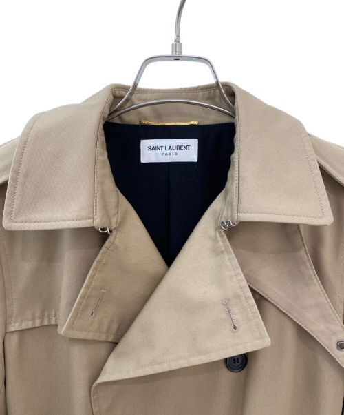 Saint Laurent Paris（サンローランパリ）Saint Laurent Paris (サンローランパリ) トレンチコート ベージュ サイズ:40の古着・服飾アイテム