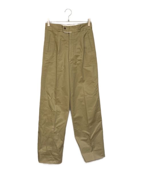 Maison Margiela（メゾンマルジェラ）Maison Margiela (メゾンマルジェラ) ワイドチノパンツ ベージュ サイズ:44の古着・服飾アイテム