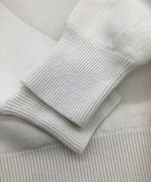 HAVEL studio（ハーヴェル スタジオ）HAVEL studio (ハーヴェル スタジオ) WOOL DOUBLE FACE プルオーバー ホワイト サイズ:38の古着・服飾アイテム