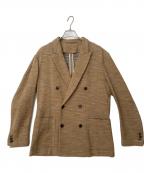 CABANキャバン）の古着「ツイードダブルジャケット」｜ベージュ