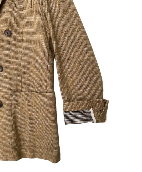 CABAN（キャバン）CABAN (キャバン) ツイードダブルジャケット ベージュ サイズ:Mの古着・服飾アイテム