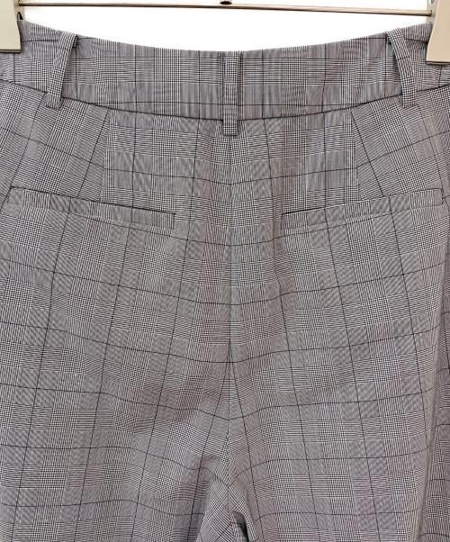 tibi（ティビ）tibi (ティビ) CHECK WIDE PANTS グレー サイズ:2の古着・服飾アイテム