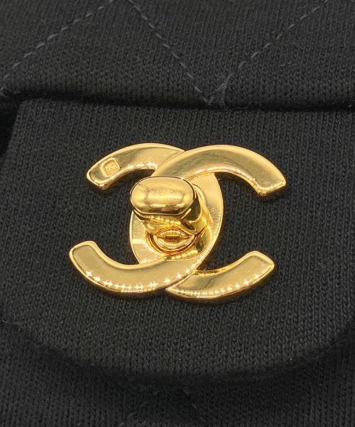 CHANEL（シャネル）CHANEL (シャネル) WフラップWチェーンマトラッセショルダーバッグ ブラック サイズ:25の古着・服飾アイテム