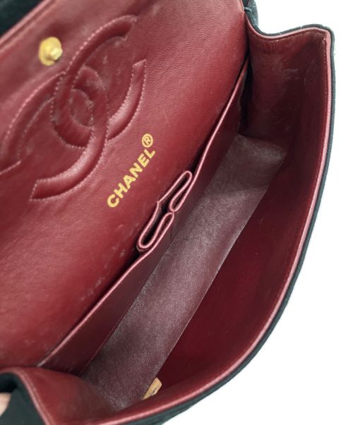 CHANEL（シャネル）CHANEL (シャネル) WフラップWチェーンマトラッセショルダーバッグ ブラック サイズ:25の古着・服飾アイテム