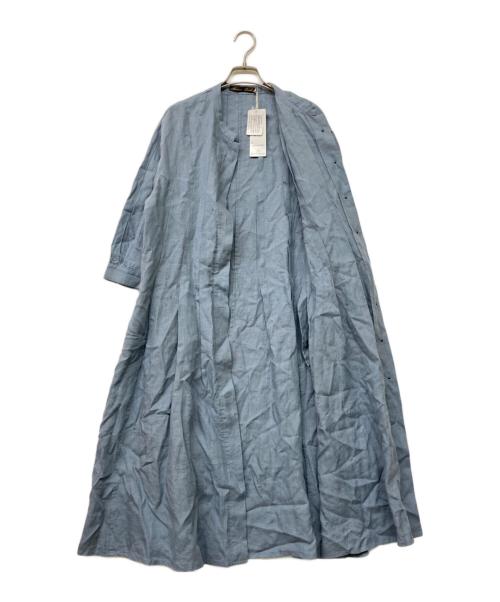 Ancient Lorch（エインシェントローチ）Ancient Lorch (エインシェントローチ) リネンワンピース ブルー サイズ:40の古着・服飾アイテム