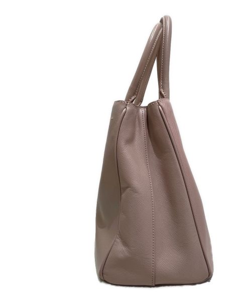 PRADA（プラダ）PRADA (プラダ) サフィアーノラクス ライトピンクの古着・服飾アイテム