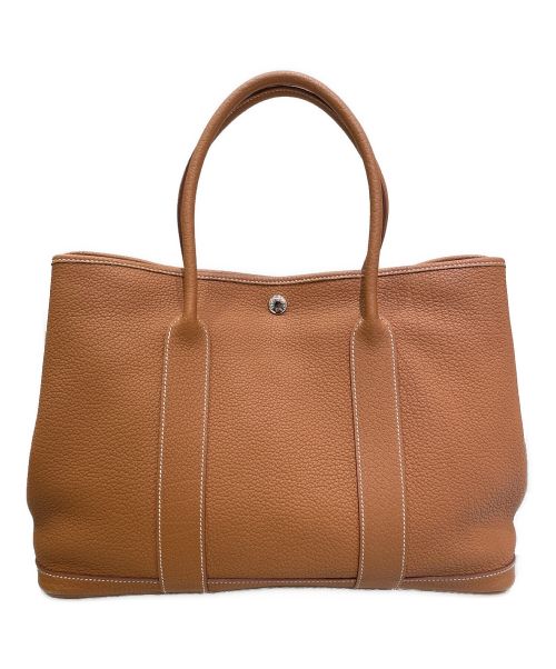 HERMES（エルメス）HERMES (エルメス) ガーデンパーティPM ブラウン サイズ:PMの古着・服飾アイテム