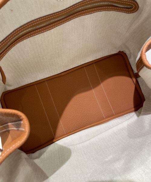 HERMES（エルメス）HERMES (エルメス) ガーデンパーティPM ブラウン サイズ:PMの古着・服飾アイテム