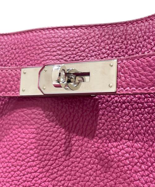 HERMES（エルメス）HERMES (エルメス) ソーケリー 22/シルバー金具/トゴ/ピンク系/X刻印 パープル系 サイズ:22の古着・服飾アイテム