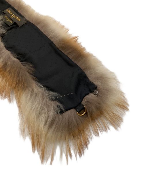 LOUIS VUITTON（ルイ ヴィトン）LOUIS VUITTON (ルイ ヴィトン) ティペット/エシャルプ・ミンクグラム グラディエント ブラックの古着・服飾アイテム