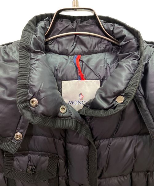MONCLER（モンクレール）MONCLER (モンクレール) HERMINE/ロングダウンコート ネイビーの古着・服飾アイテム