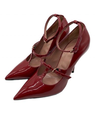 再度お値下げ　レッド バレンティノ リボン パンプス　38 中古・古着通販】RED VALENTINO (レッドヴァレンティノ) Tストラップ