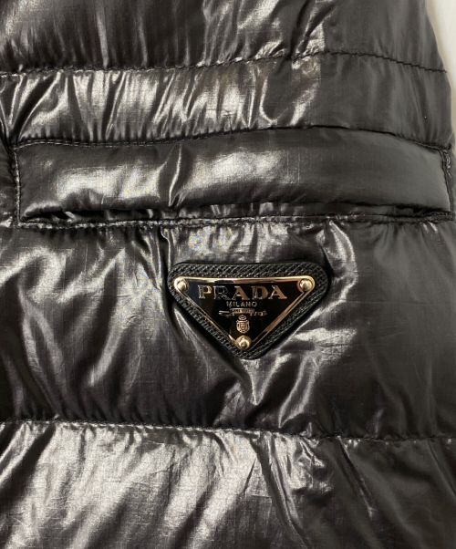 PRADA（プラダ）PRADA (プラダ) ダウンジャケット ブラック サイズ:48の古着・服飾アイテム