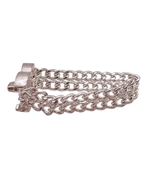 CHANEL（シャネル）CHANEL (シャネル) ターンロックココマークチェーンブレスレット シルバーの古着・服飾アイテム