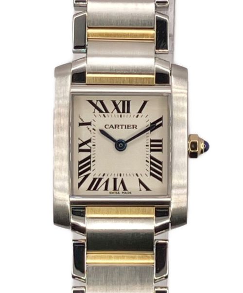 Cartier（カルティエ）Cartier (カルティエ) タンクフランセーズSM アイボリー文字盤 サイズ:20の古着・服飾アイテム