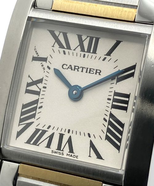 Cartier（カルティエ）Cartier (カルティエ) タンクフランセーズSM アイボリー文字盤 サイズ:20の古着・服飾アイテム
