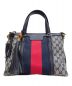 GUCCI（グッチ）の古着「 GGキャンバス ラニア トートバッグ 」｜ネイビー