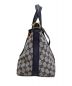 中古・古着 GUCCI (グッチ)  GGキャンバス ラニア トートバッグ  ネイビー：79800円