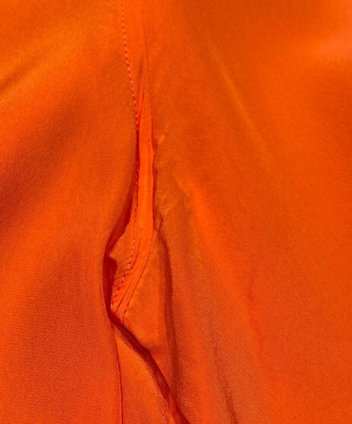 CELINE（セリーヌ）CELINE (セリーヌ) シルクシャツ オレンジ サイズ:38の古着・服飾アイテム