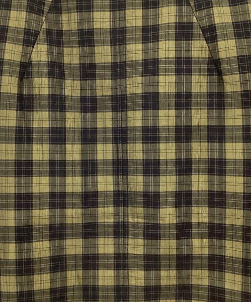 N°21（ヌメロヴェントゥーノ）N°21 (ヌメロヴェントゥーロ) チェックスカート イエロー サイズ:38の古着・服飾アイテム