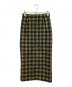 N°21（ヌメロヴェントゥーロ）の古着「チェックスカート」｜イエロー
