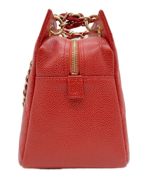 CHANEL（シャネル）CHANEL (シャネル) マトラッセチェーンショルダーバッグ レッドの古着・服飾アイテム