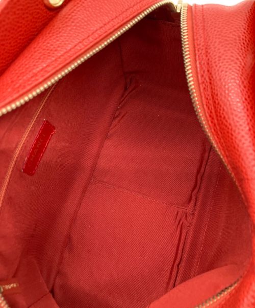 CHANEL（シャネル）CHANEL (シャネル) マトラッセチェーンショルダーバッグ レッドの古着・服飾アイテム