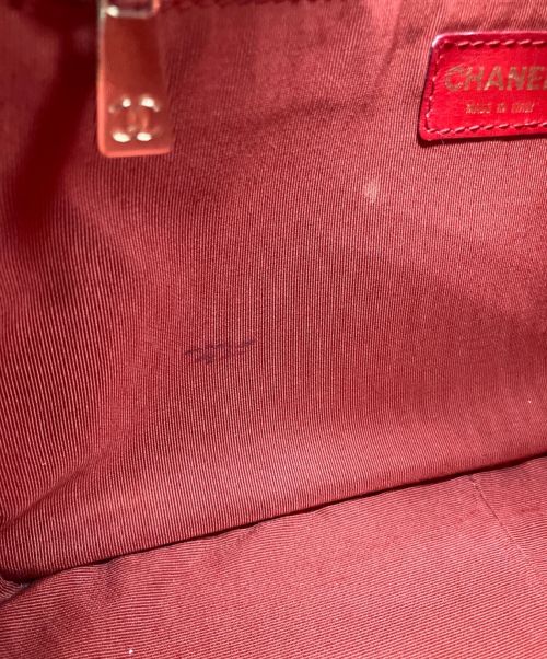 CHANEL（シャネル）CHANEL (シャネル) マトラッセチェーンショルダーバッグ レッドの古着・服飾アイテム
