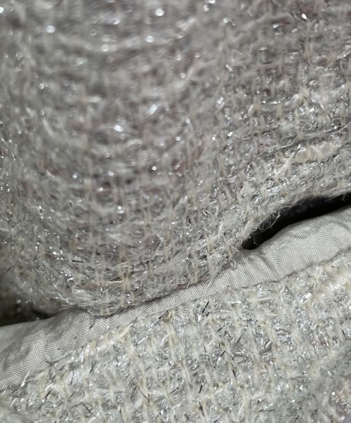 CHANEL（シャネル）CHANEL (シャネル) ツイードジャケット ライトグレー サイズ:36の古着・服飾アイテム