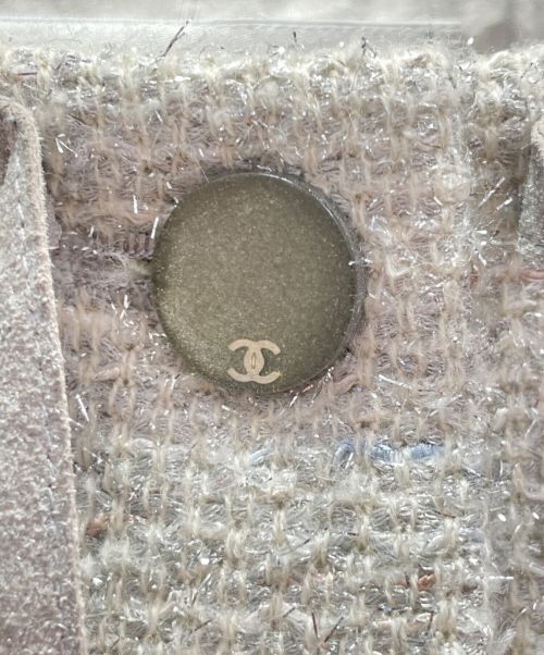 CHANEL（シャネル）CHANEL (シャネル) ツイードジャケット ライトグレー サイズ:36の古着・服飾アイテム