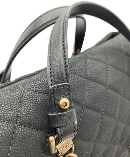 CHANEL（シャネル）CHANEL (シャネル) ココマーク2WAYマトラッセショルダーバッグ ブラックの古着・服飾アイテム