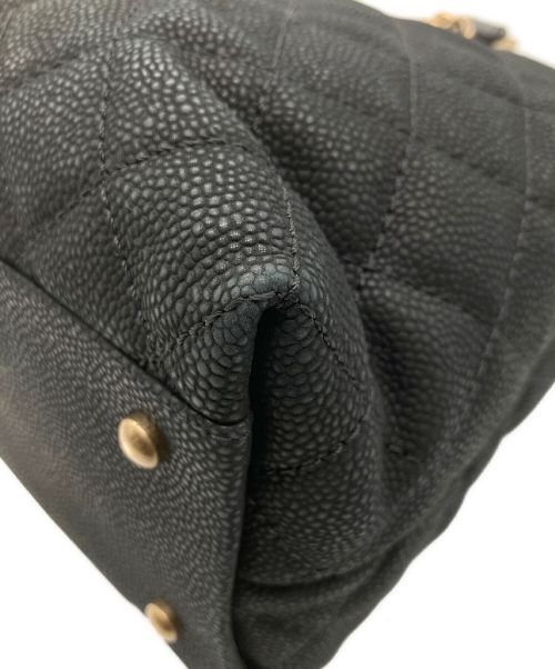 CHANEL（シャネル）CHANEL (シャネル) ココマーク2WAYマトラッセショルダーバッグ ブラックの古着・服飾アイテム