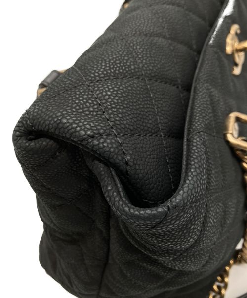 CHANEL（シャネル）CHANEL (シャネル) ココマーク2WAYマトラッセショルダーバッグ ブラックの古着・服飾アイテム