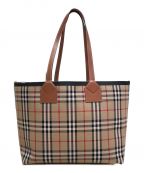 BURBERRYバーバリー）の古着「ロンドントートバッグ」｜ベージュ