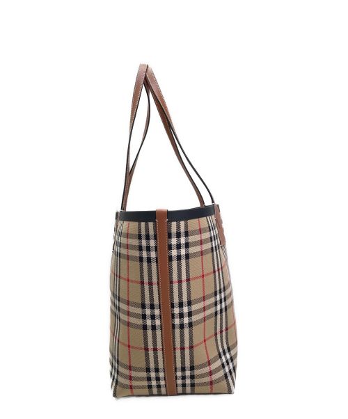 BURBERRY（バーバリー）BURBERRY (バーバリー) ロンドントートバッグ ベージュの古着・服飾アイテム