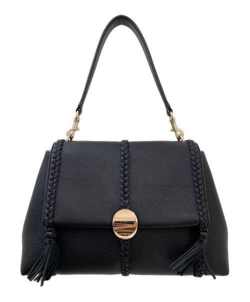 Chloe（クロエ）Chloe (クロエ) penelopeミディアムソフトショルダーバッグ ブラック サイズ:ミディアムの古着・服飾アイテム