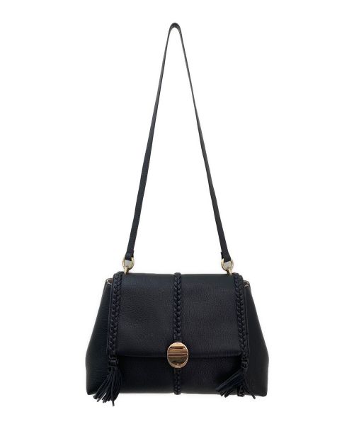 Chloe（クロエ）Chloe (クロエ) penelopeミディアムソフトショルダーバッグ ブラック サイズ:ミディアムの古着・服飾アイテム