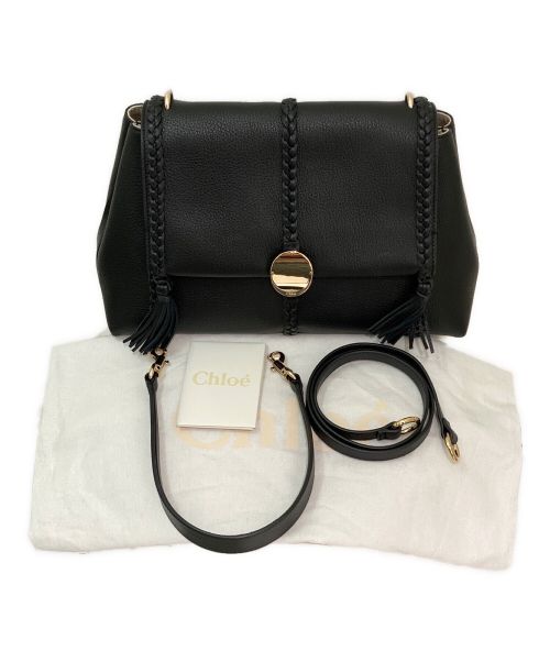 Chloe（クロエ）Chloe (クロエ) penelopeミディアムソフトショルダーバッグ ブラック サイズ:ミディアムの古着・服飾アイテム