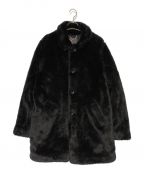 SUPREME×Hysteric Glamourシュプリーム×ヒステリックグラマー）の古着「Fuck You Faux Fur Coat」｜ブラック