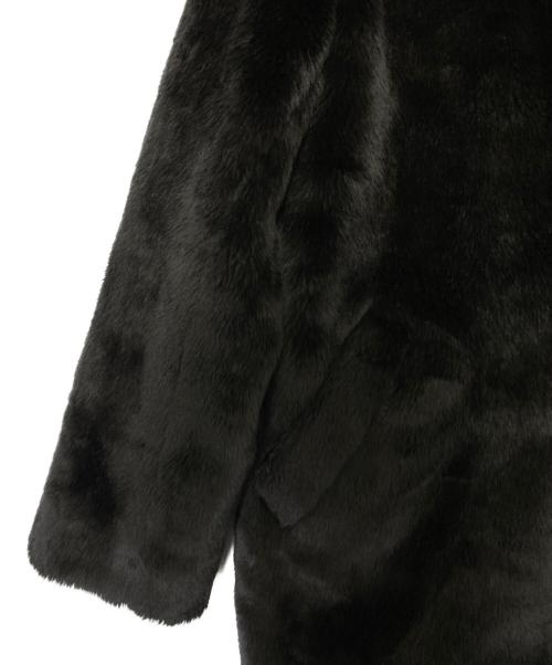 SUPREME（シュプリーム）SUPREME (シュプリーム) Hysteric Glamour (ヒステリックグラマー) Fuck You Faux Fur Coat ブラック サイズ:Mの古着・服飾アイテム