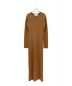 MYLAN（マイラン）の古着「Cashmere Back Cross Rib Knit Dress Sahara」｜キャメル