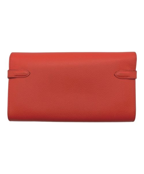 HERMES（エルメス）HERMES (エルメス) ケリーウォレット ピンク サイズ:-の古着・服飾アイテム