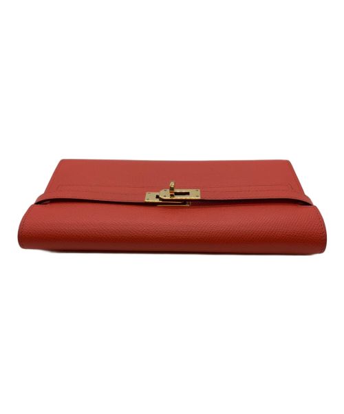 HERMES（エルメス）HERMES (エルメス) ケリーウォレット ピンク サイズ:-の古着・服飾アイテム