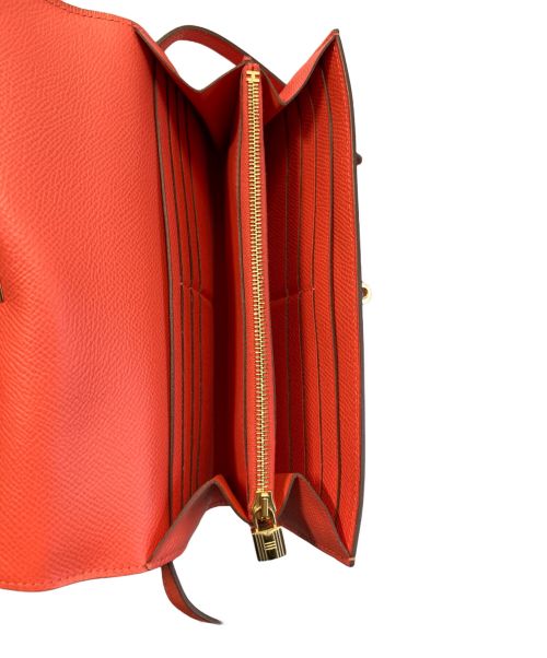 HERMES（エルメス）HERMES (エルメス) ケリーウォレット ピンク サイズ:-の古着・服飾アイテム