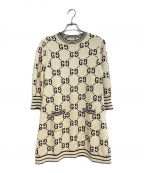 GUCCIグッチ）の古着「22SS　コットンニットワンピース」｜ホワイト